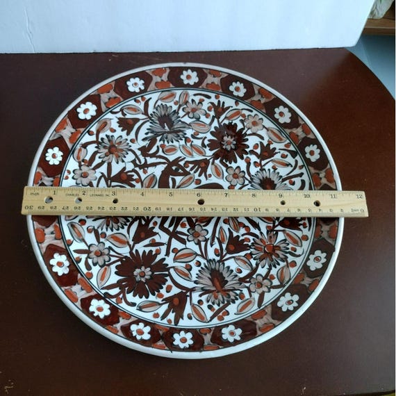 Icaros Pottery Rhodes Greece Wall Plate, 11