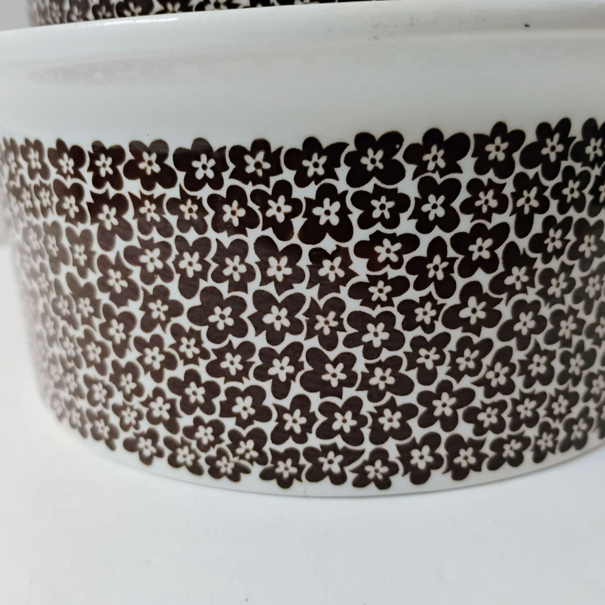 Arabia Faenza Serving Dish, Set of 2, Finland Vintage MCM 1970s