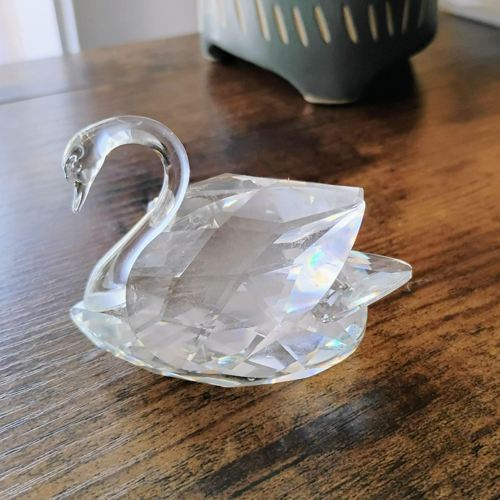 【正規品】SWAROVSKI クリスタルスワン Swarovski Silver Crystal Swan Figurine, Large 3