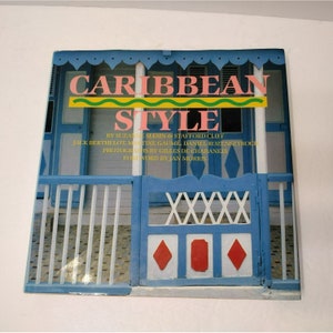 Caribbean Style Hardcover, Vintage Coffee Table Book, 1985, Suzanne Slesin, Caribbean Decor, Tropical decor, Caribbean Style book