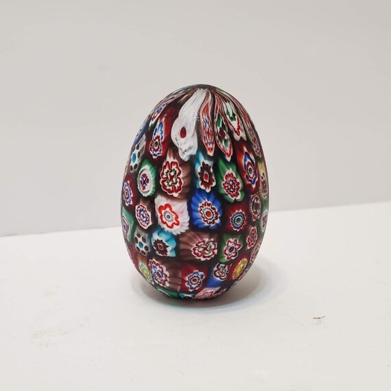 ヴィンテージ ムラーノ アートガラス ミルフィオリ ペーパーウェイト