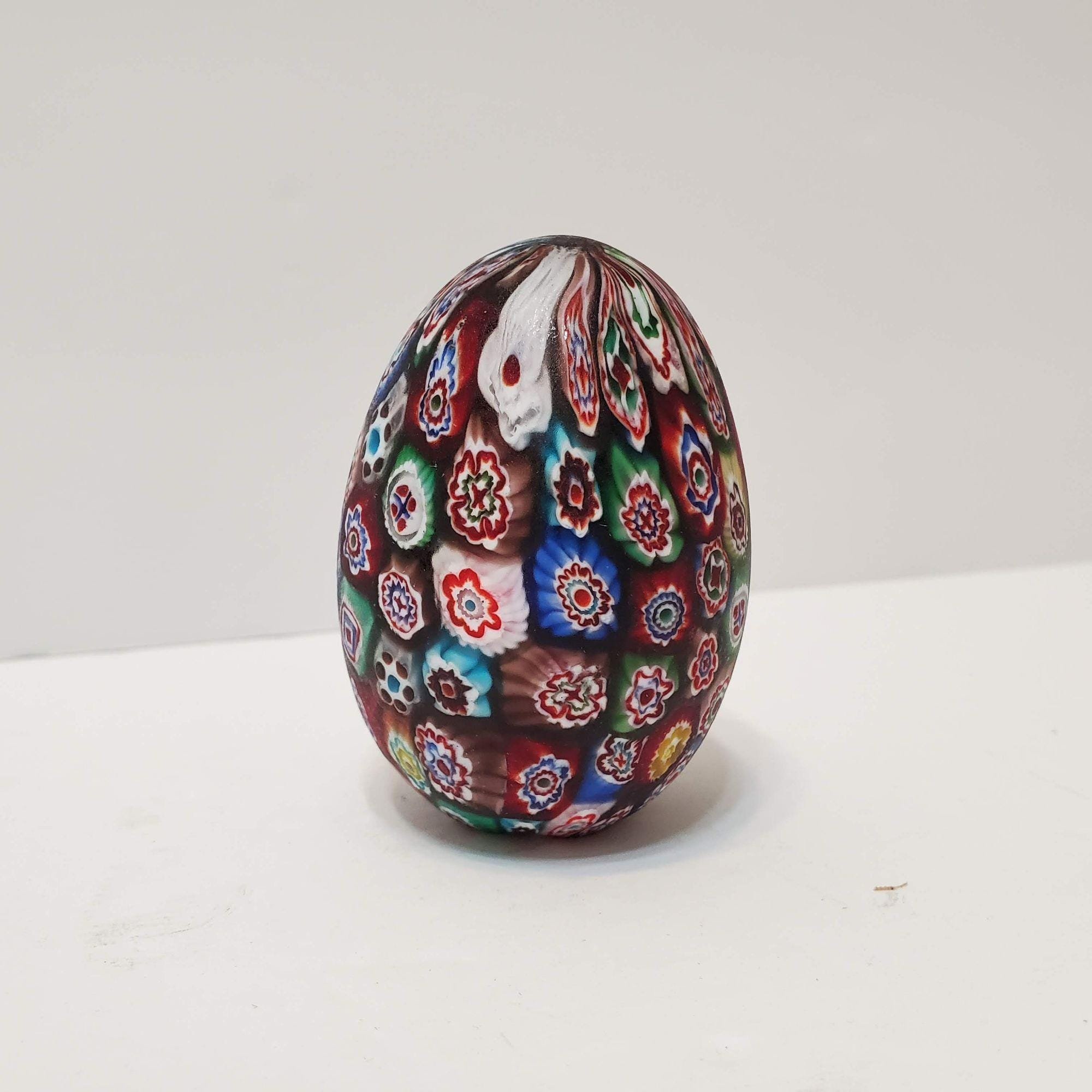 Vintage MURANO Art Glass Millefiori Paperweight, 3