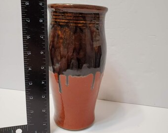 WhyNot陶器の瓶、陶器の花瓶、ノースカロライナ陶器、シーグローブ