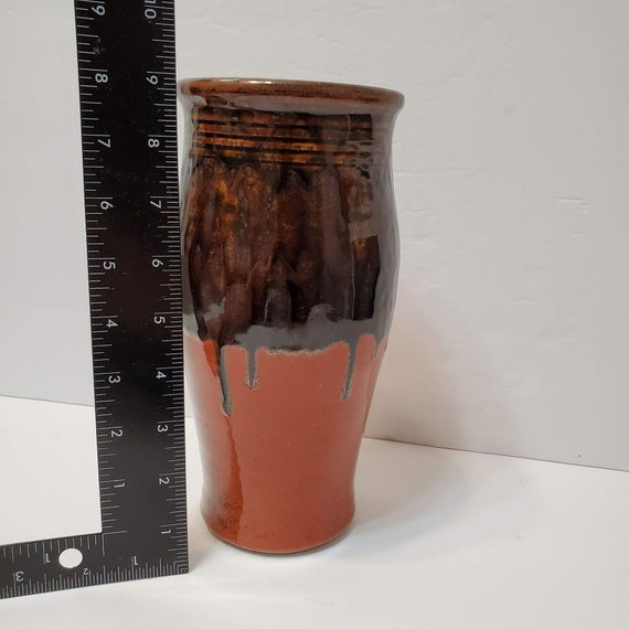 WhyNot陶器の瓶、陶器の花瓶、ノースカロライナ陶器、シーグローブ