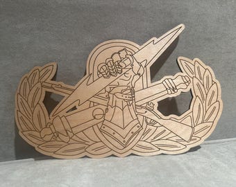 Custom Military Badge - FIST/EOD logo
