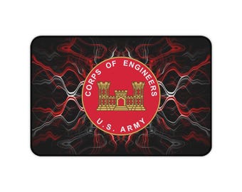 US Army Engineer Corps Desk Mat - Mouse Pad