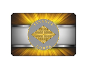 Finance Corps Desk Mat - Perfect for Finance Professionals, Office Decor, Gift for Graduates, Workstation Accessory, Desk Organizer