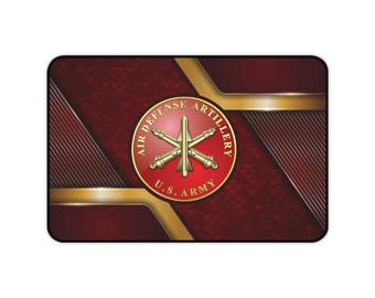 U.S. Army Air Defense Artillery Desk Mat - Mousepad