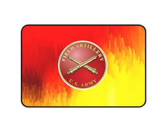 US Army Field Artillery Desk Mat- Mousepad