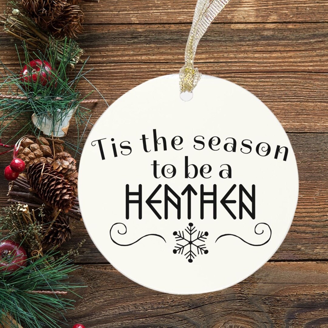 Yule Gifts Christmas Ornament Heathen Season Pagan Decor Christmas