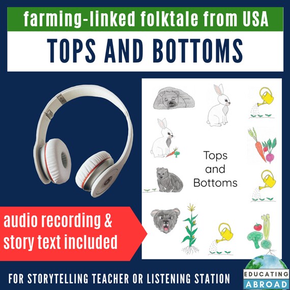 Storytelling For Young Children Tops And Bottoms Listen Etsy