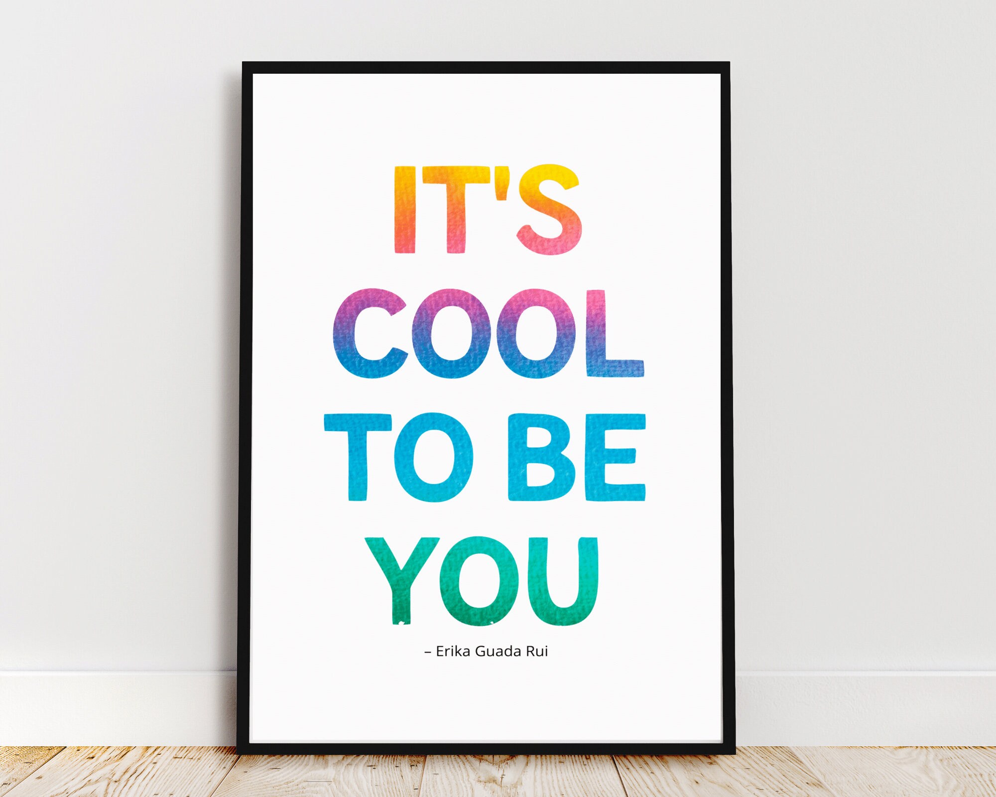 It's Cool To Be You Art Printable Classroom Decor Etsy Nederland