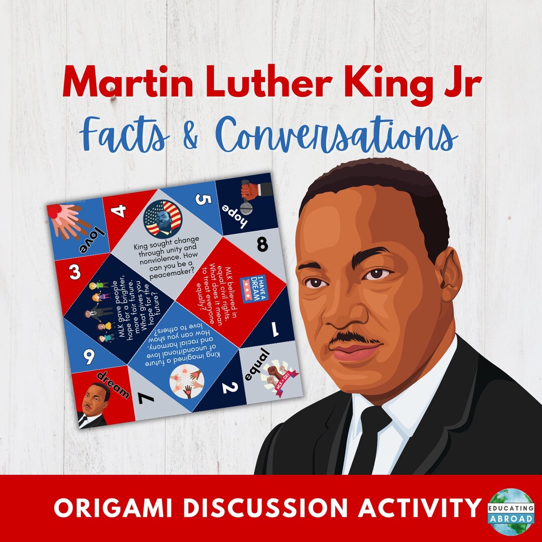 Printable MLK Day Activity for Kids | Teach About Martin Luther King Jr ...