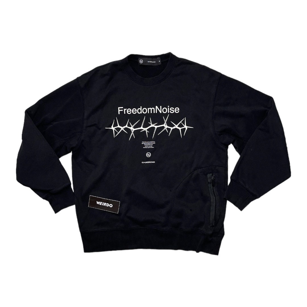 GU X UNDERCOVER Freedom Noise Sweatshirt - Etsy GU X UNDERCOVER Freedom Noise Sweatshirt - Etsy