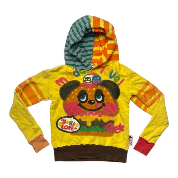 Vintage Love Revolution Panda Hoodie Kids Size 130 - Etsy