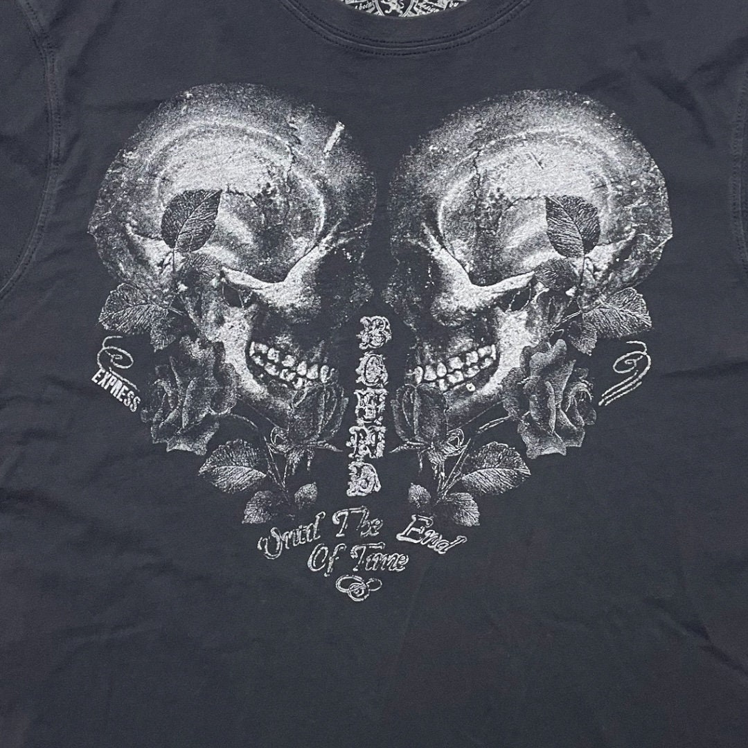 Y2K Express Skull Street Fashion Double Sided T Shirt - Etsy Y2K Express Skull Street Fashion Double Sided T Shirt - Etsy