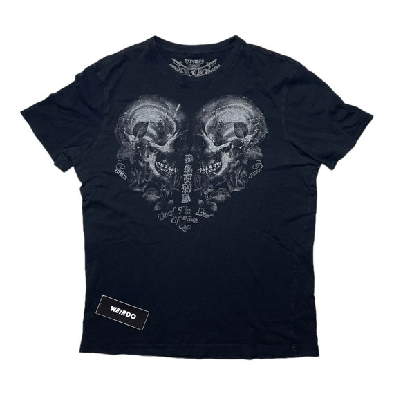 Y2K Express Skull Street Fashion Double Sided T Shirt - Etsy Y2K Express Skull Street Fashion Double Sided T Shirt - Etsy
