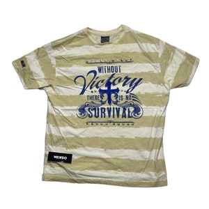 Y2K T Shirt Black Label Street Fashion Double Sided / Y2K Clothing / 2000s Clothing / Affliction / MMA Elite / Xtreme Couture /Free Shipping