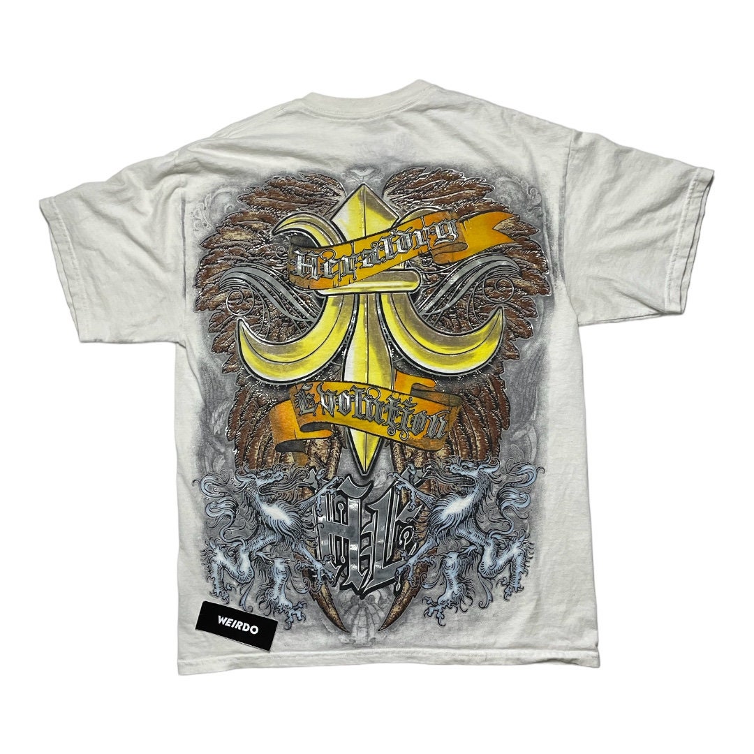 Y2K Genuine Tee All Overprinted Street Fashion T Shirt Canada