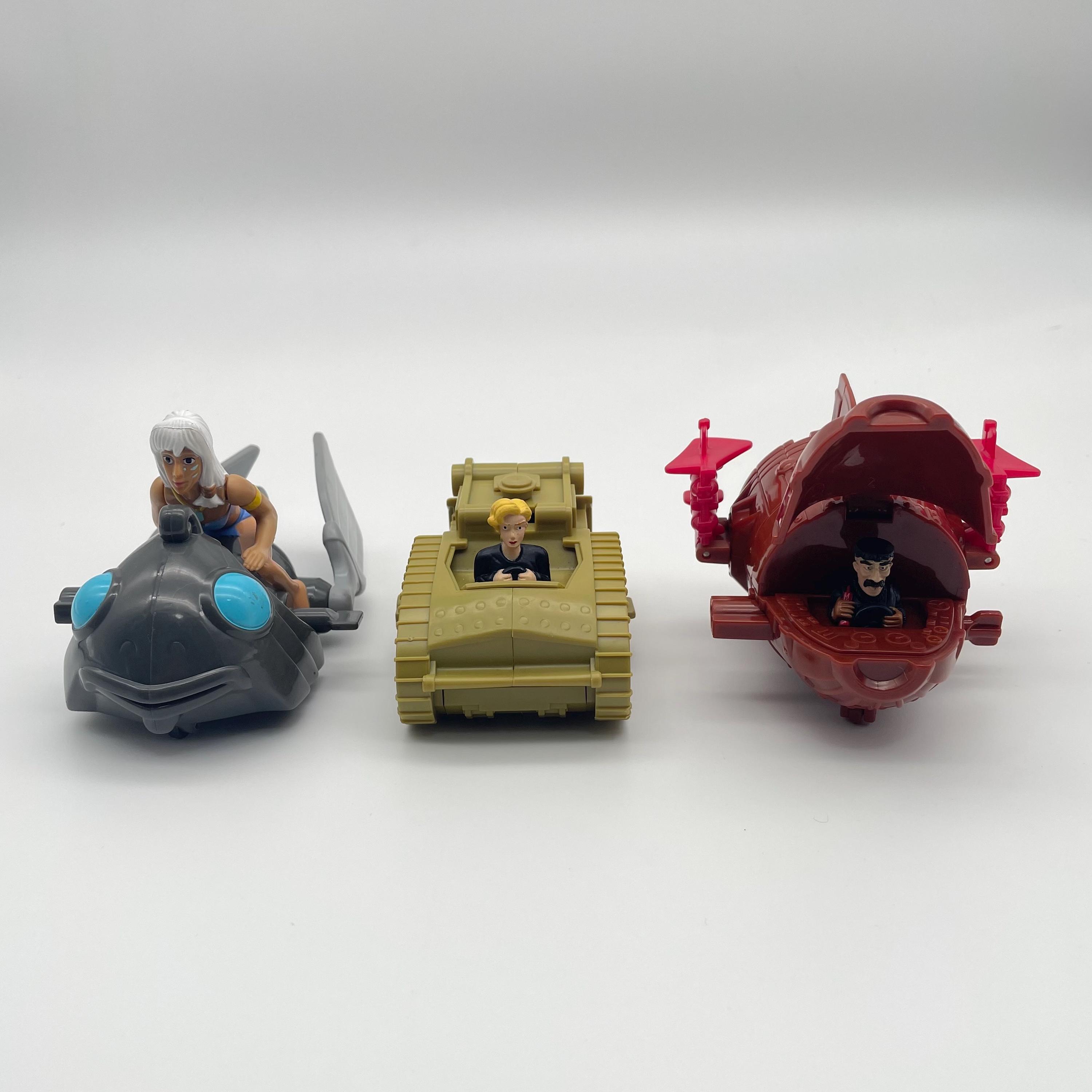 Juguetes de la Cajita Feliz de McDonalds Atlantis el Imperio