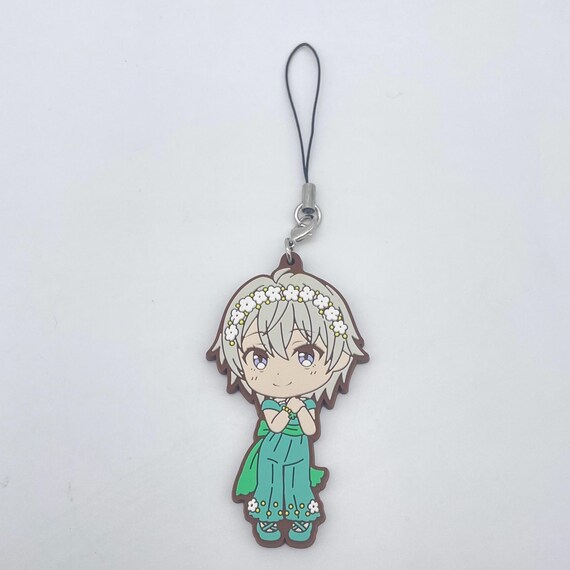 Anime Girl Rubber Strap: Kawaii Chibi Keychain - Bandai Spirits