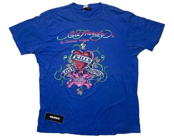 Y2K Ed Hardy  Oldskull Tattoo T Shirt