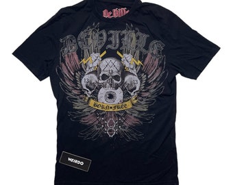 Y2K Deville Street Fashion Doubke Sided T Shirt