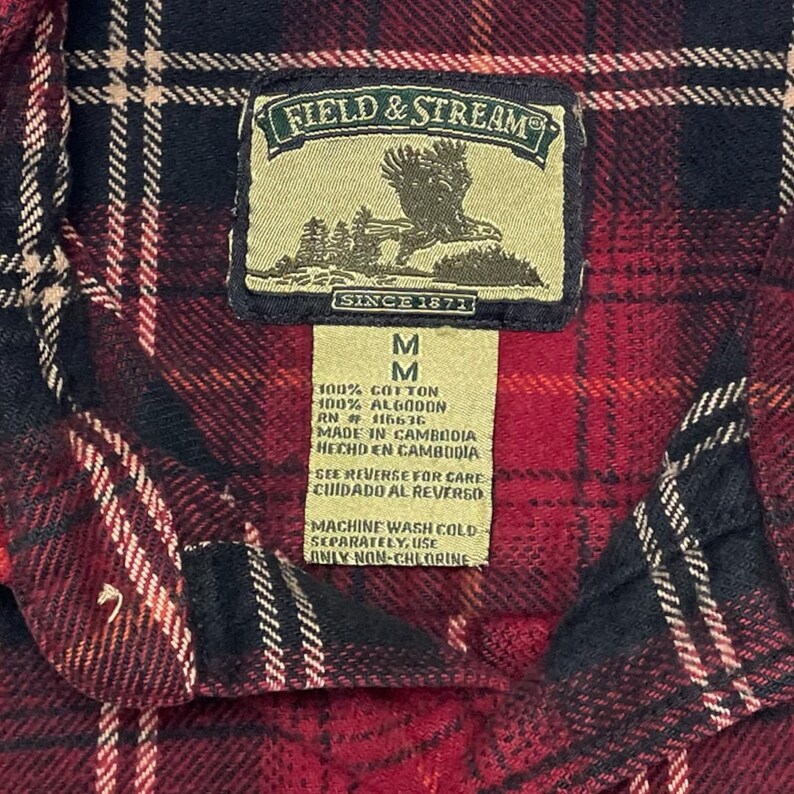 Y2K Field and Stream Flannel Shirt Etsy
