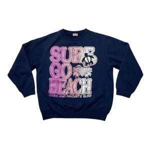 Vintage 90s Surf and Sweats Sweatshirts / Japanese Brand Sweater / 1990s Clothing / Streetwear