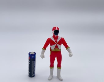 Figurine Bandai Power Rangers rouge vintage 1999