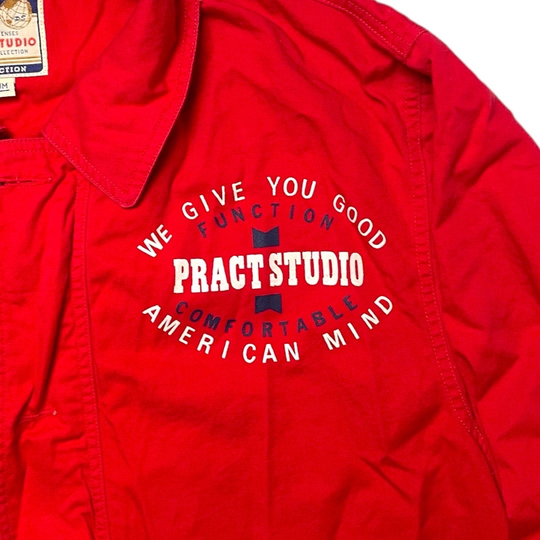 Vintage Japanese Brand Pract Studio Bomber Jacket Clothing
