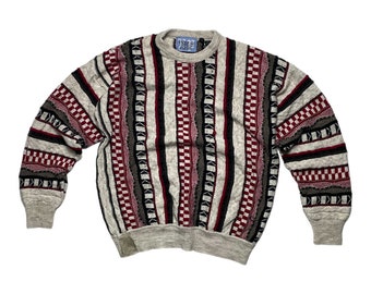 Vintage 90s Enrico Piero Coogi Style Knit Sweater - Size L