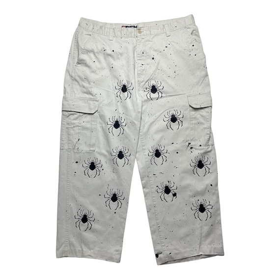 Y2K Spider Color Splash Chaps Cargo Pants Gem