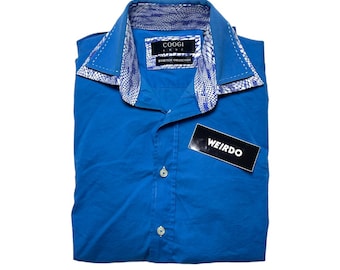 coogi mens dress shirts Prestige Full Button Coogi Shirt CMK-6005