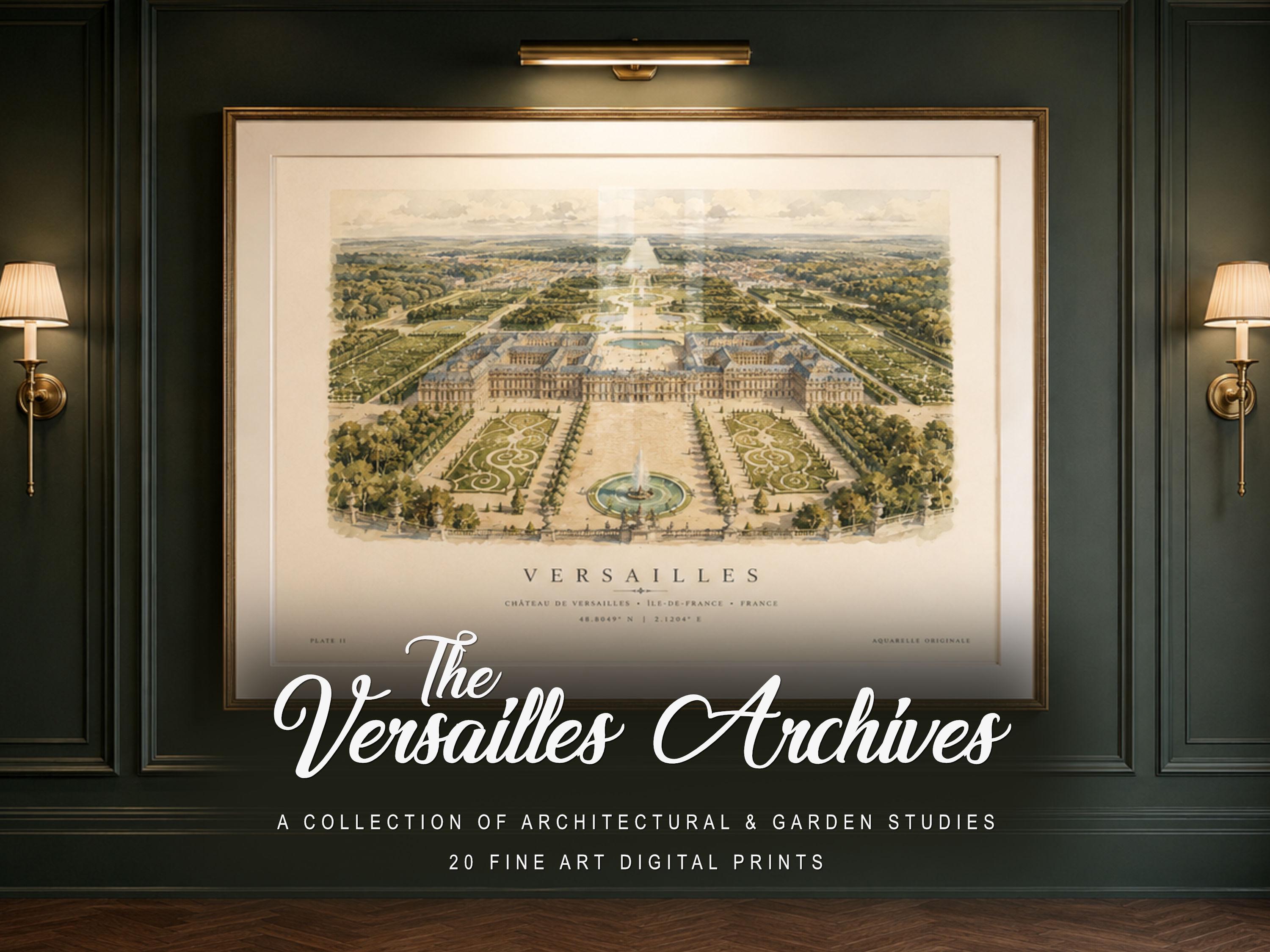 Versailles Map - Etsy