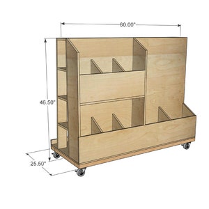 Lumber Storage Cart - Digital Build Plans image 2