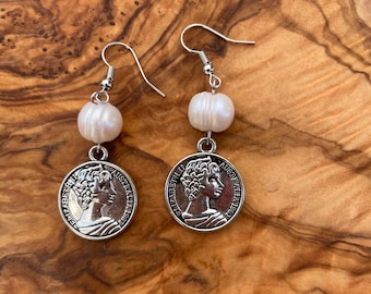 Handmade Freshwater pearl earrings