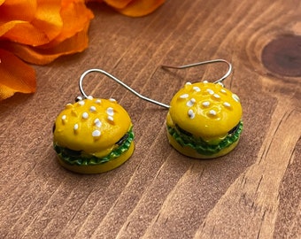 Hamburger Earrings