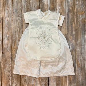 Boys baptism suit- baptism outfit ropon para bautizo niño Size 6-9