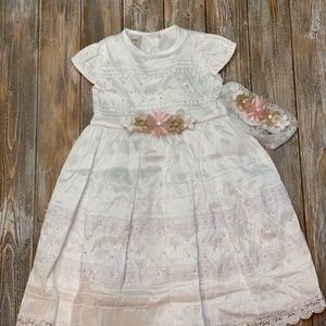 Baptism dress- confirmation dress- first communion dress- girl white dress