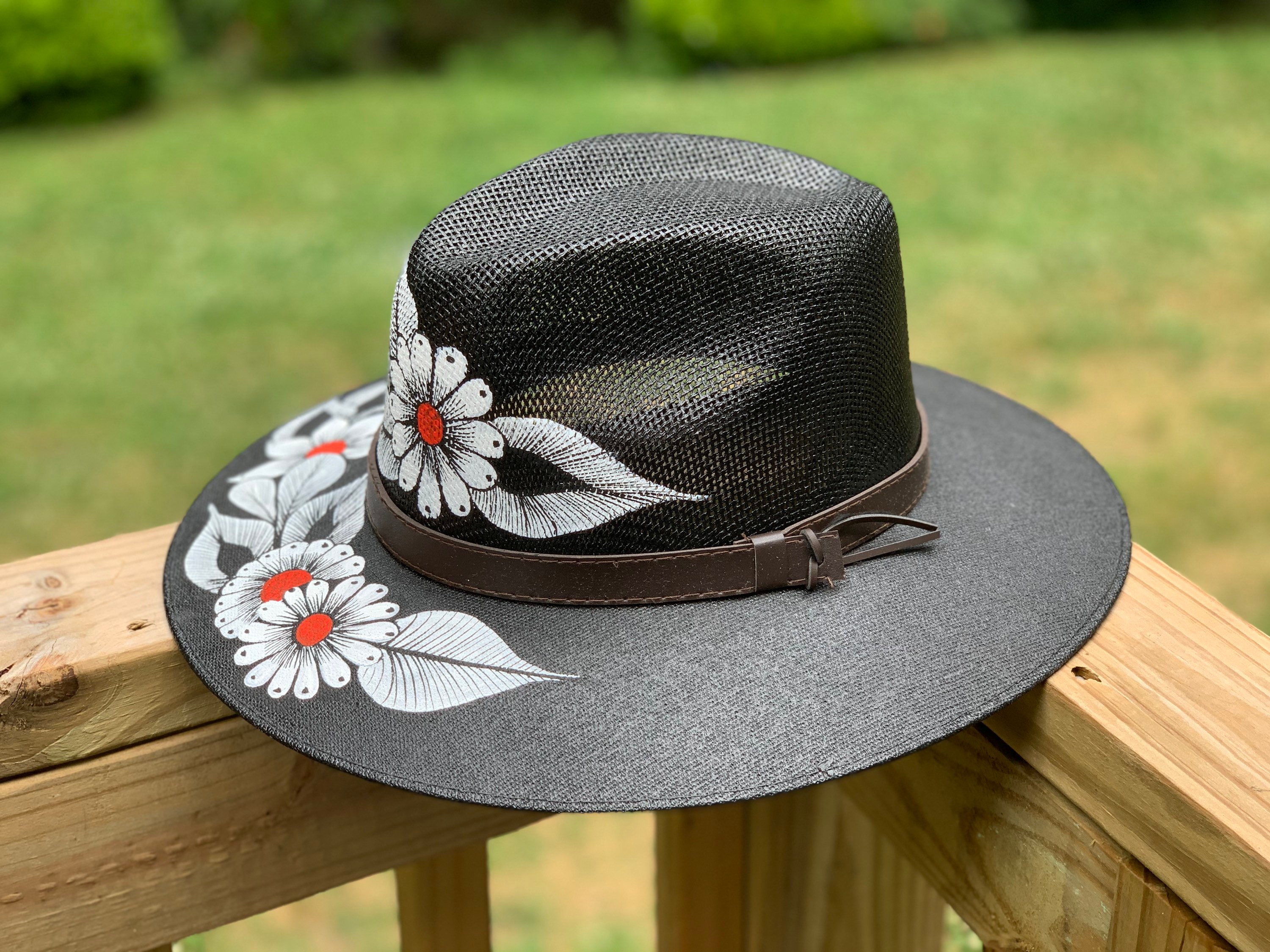 Hats- Mexican- Hand Painted- Mexican Hat- SIZE M (22”) - Etsy display picture 1