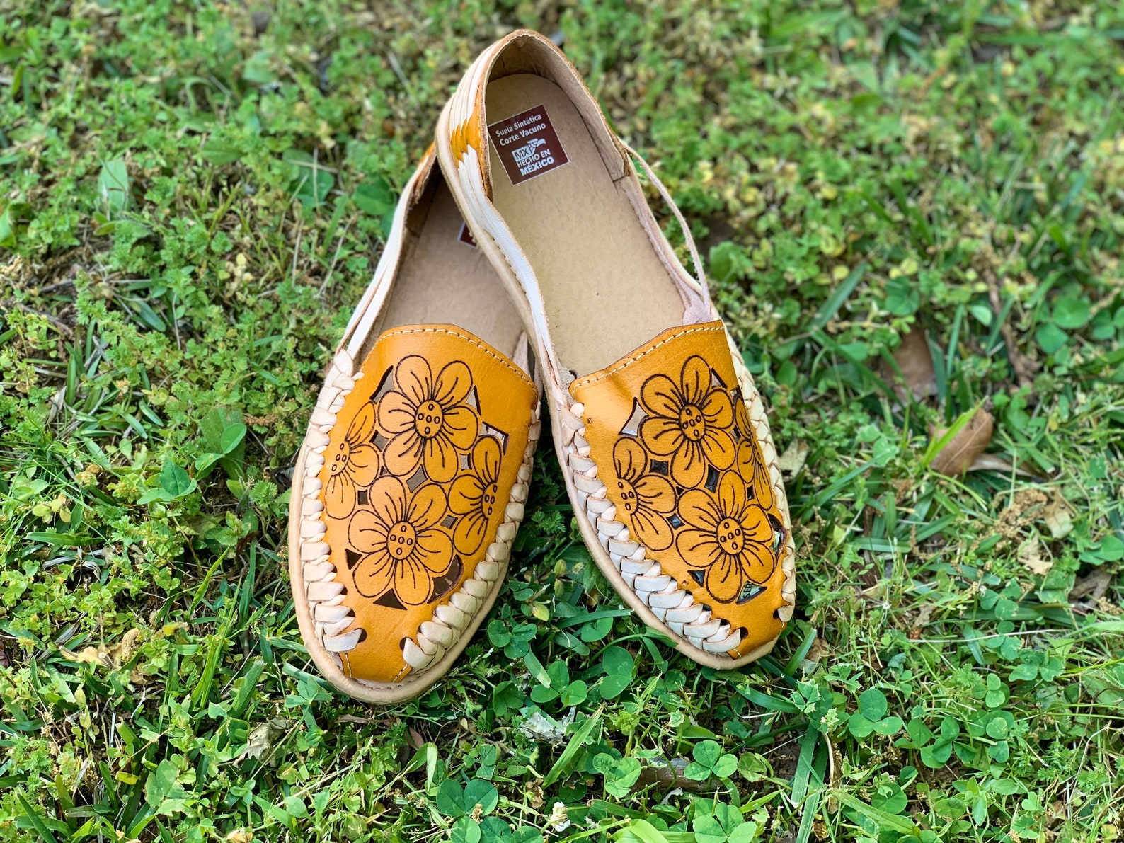 Mexican Huaraches / Leather Huaraches / Flowers Huaraches / Etsy