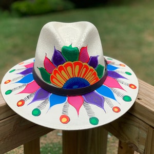 Hats- Mexican- hand painted- Mexican hat- SIZE M (22”)