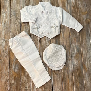 Boys baptism suit