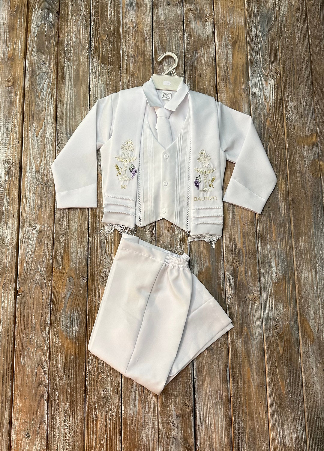 Boys Baptism Suit- Baptism Outfit- Ropon Para Bautizo- Bautizo- Baptism
