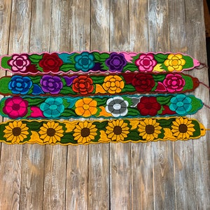 Embroidered belt