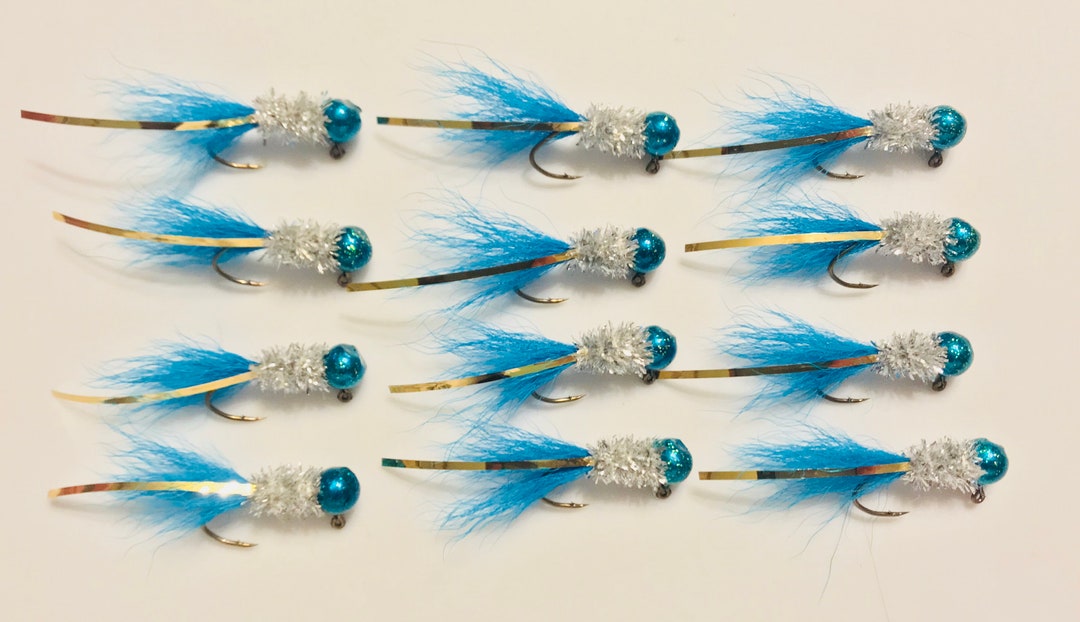 Drei Handgebundene 1/16 Crappie Vorrichtungen - DE