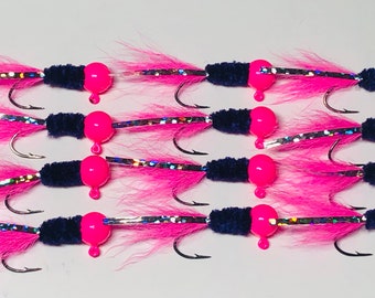 3 8 Oz Jig 50 Ball Head Jigs In Bronze With Sickle Hooks - Pick Your Size #10, #8, #6, #4, #2, Or #1! 1oz Jigs - Foto 8