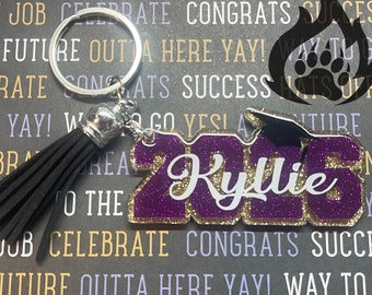 2026 Graduation Keychain: Personalized Senior Gift with Tassel
