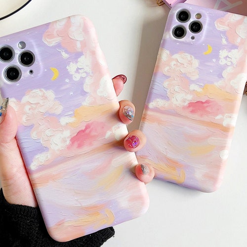 Aesthetic Iphone Case Clouds Phone Case For Iphone 11 12 Pro Etsy Denmark